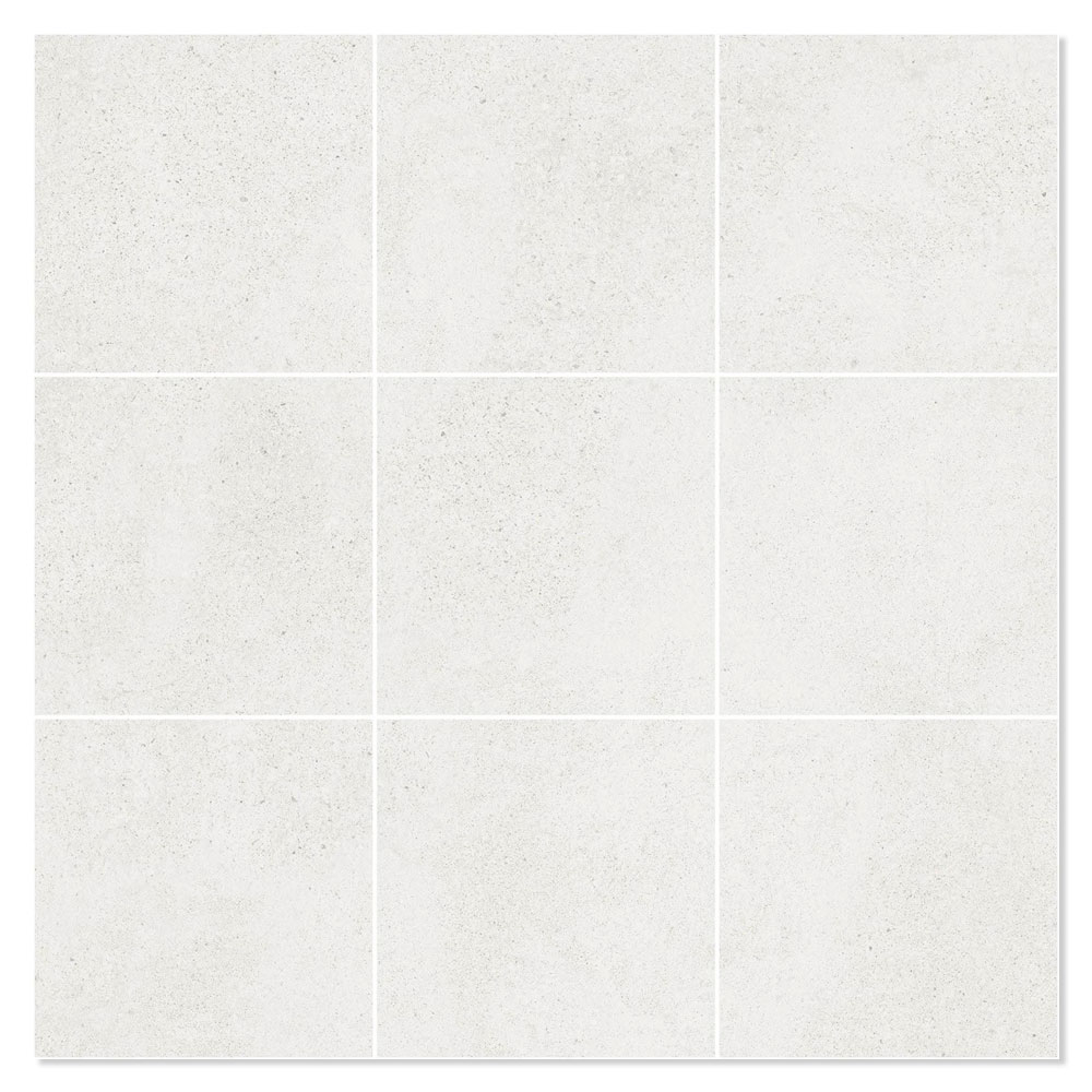 Mosaik Klinker Integra Vit Matt 30x30 (10x10) cm